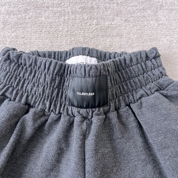 Talentless Womens Wide Leg Boxing Pants Grey XS - Picture 3 of 6